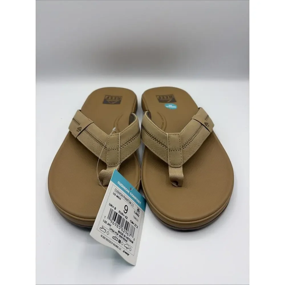 Reef Cushion Phantom 2.0 Sandals Mens Tobacco US Sz 9 EUR 42